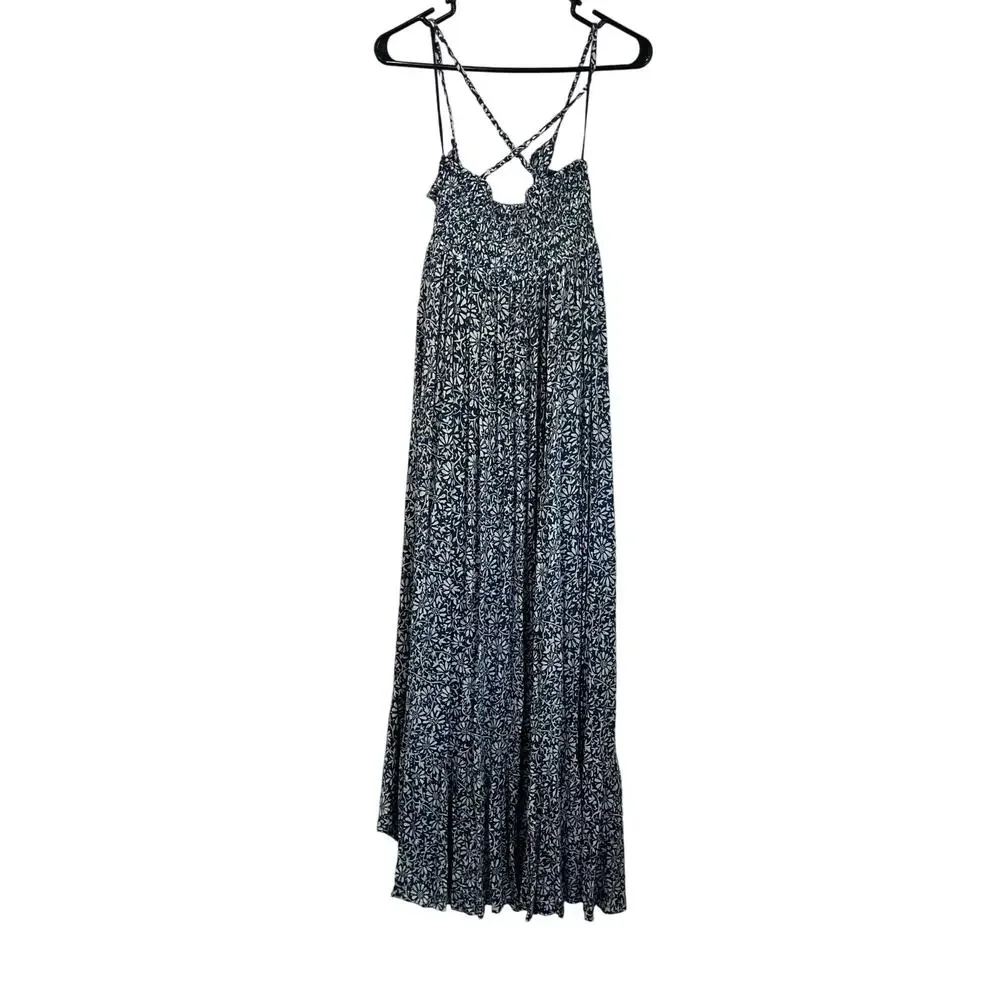 Windsor Blue & White Floral Maxi Dress Size Small - Picture 4 of 12